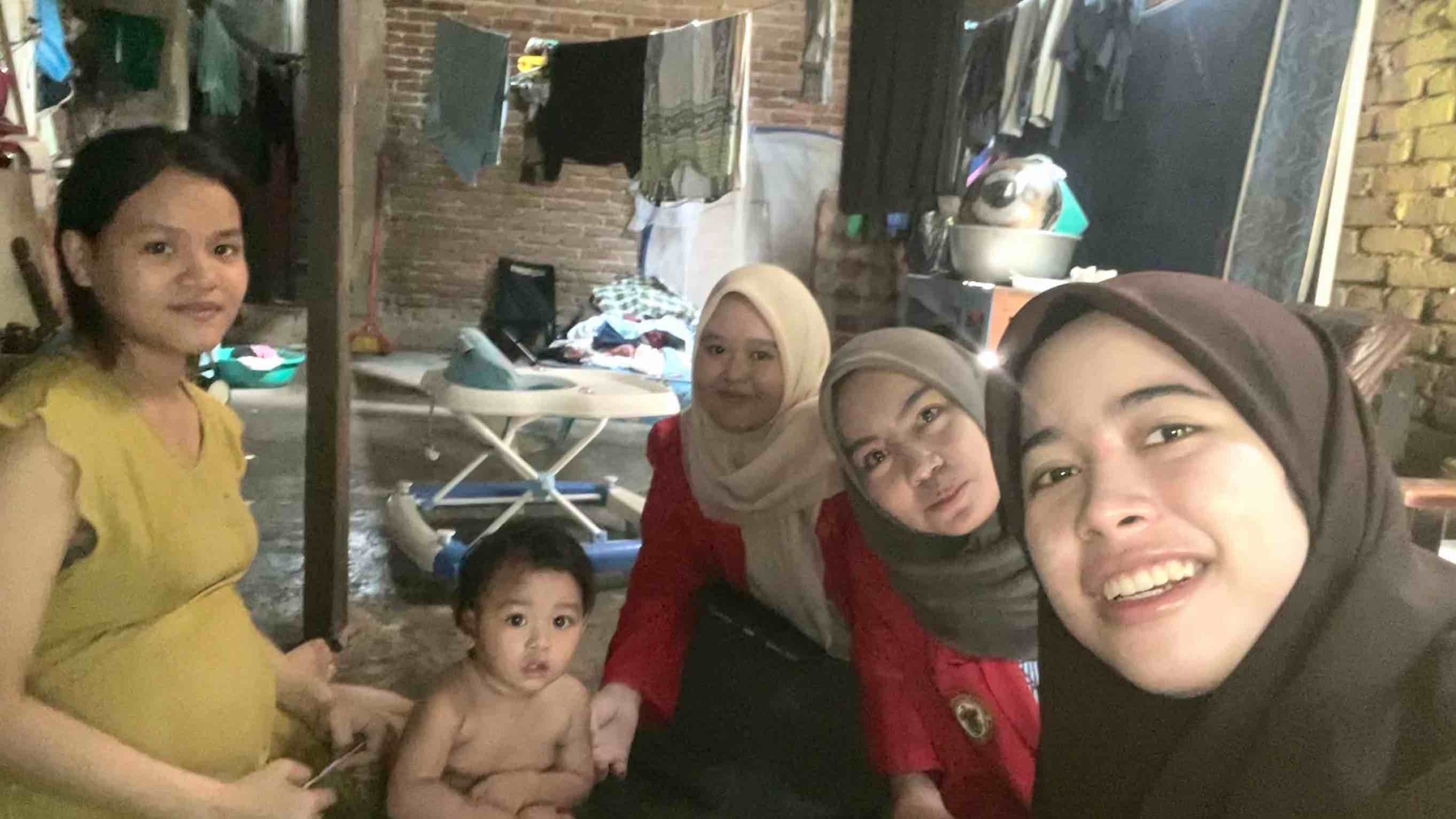 Kunjungan Ketujuh bersama Ibu Padila dan adik Febrian